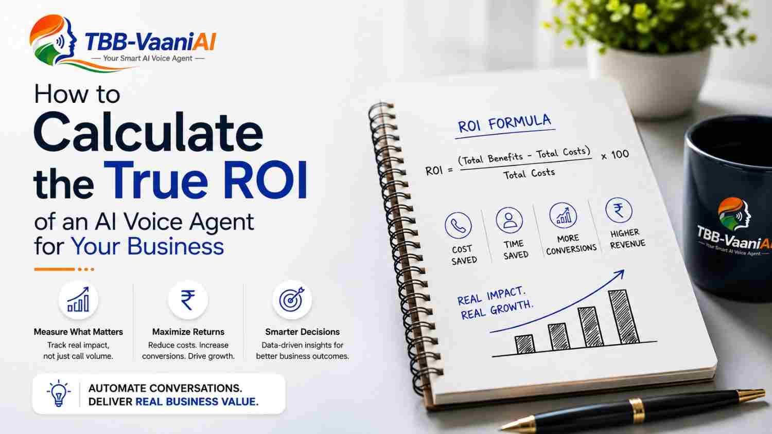 How to Calculate the True ROI of an AI Voice Agent for Your Business