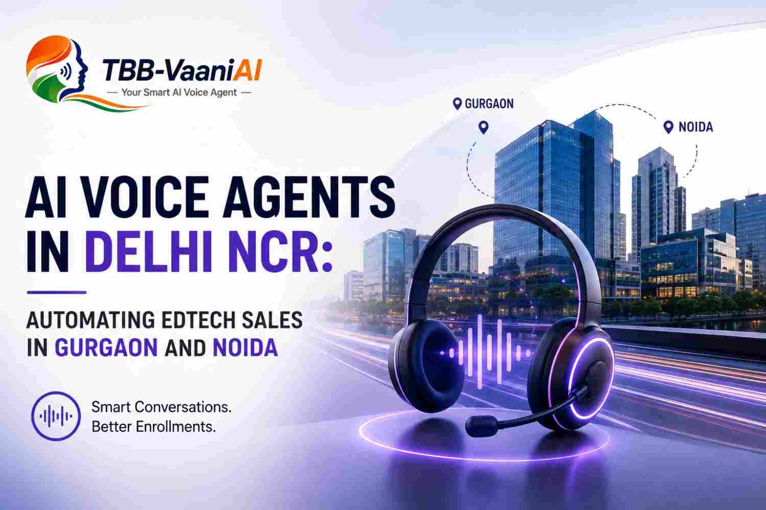 AI Voice Agents in Delhi NCR: Automating EdTech Sales in Gurgaon and Noida