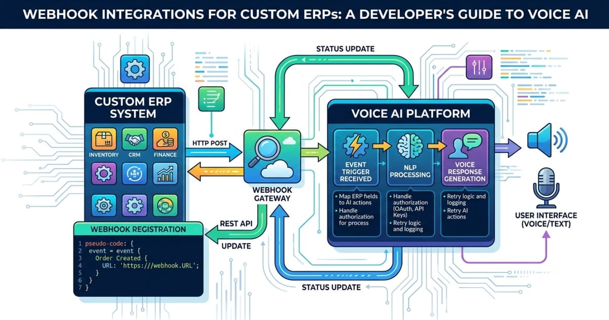 Webhook Integrations for Custom ERPs: A Developer’s Guide to Voice A