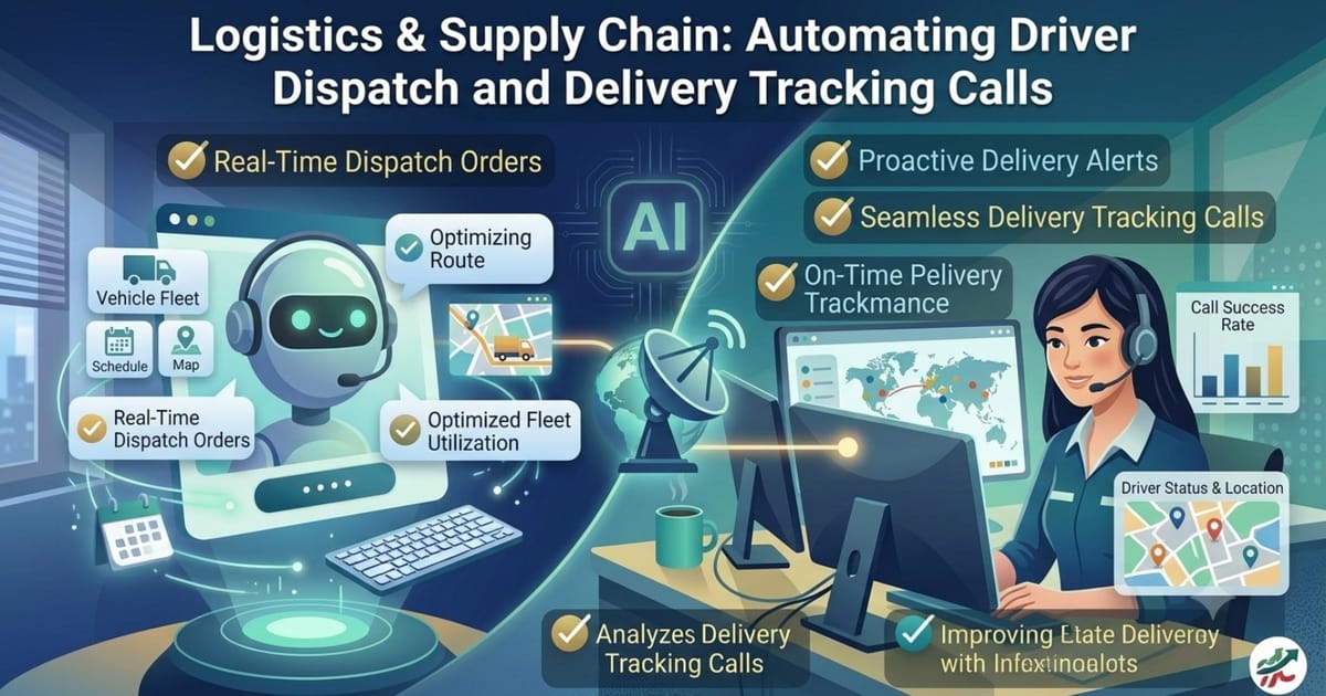 Logistics & Supply Chain: Automating Driver Dispatch and Delivery Tracking Calls