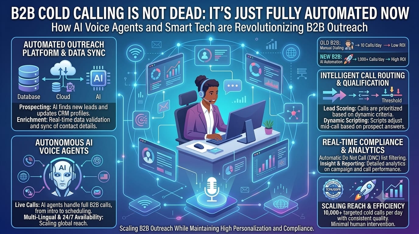 B2B Cold Calling is Not Dead: It's Just Fully Automated Now
